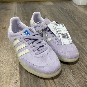 NWT Light Purple Adidas Sambas